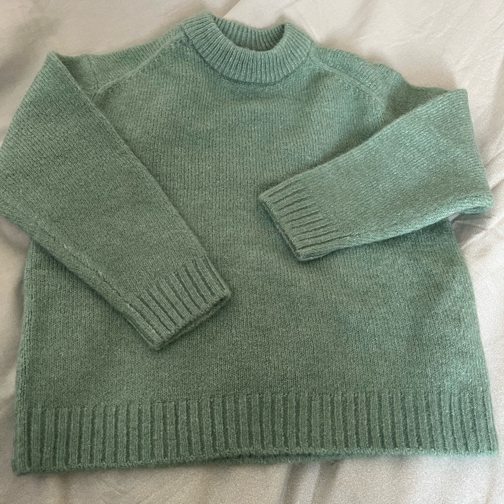 Zara Toddler Sweater Green Cozy Size 3/4